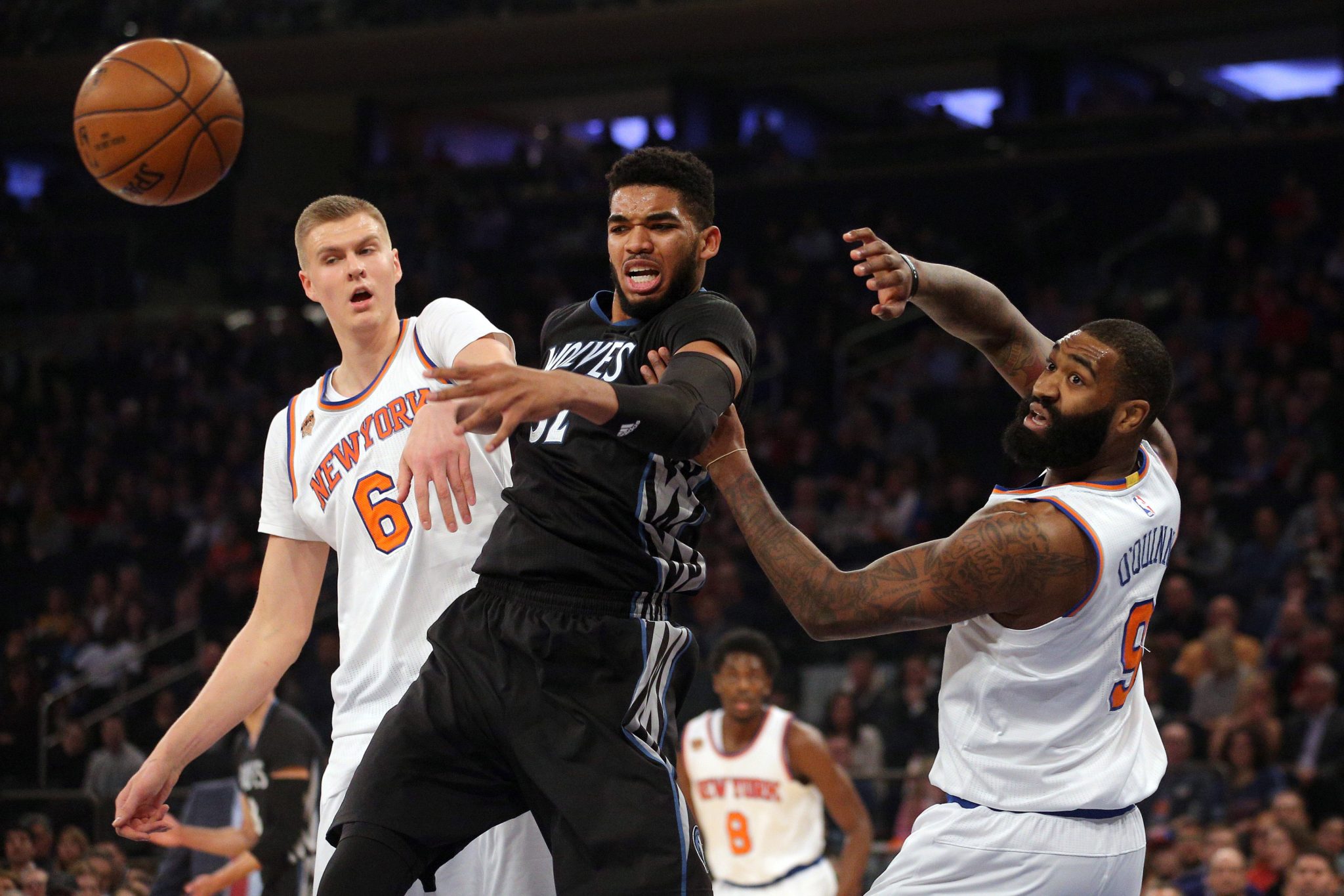Kyle O'Quinn, New York Knicks out grit the Minnesota Timberwolves (Highlights) 