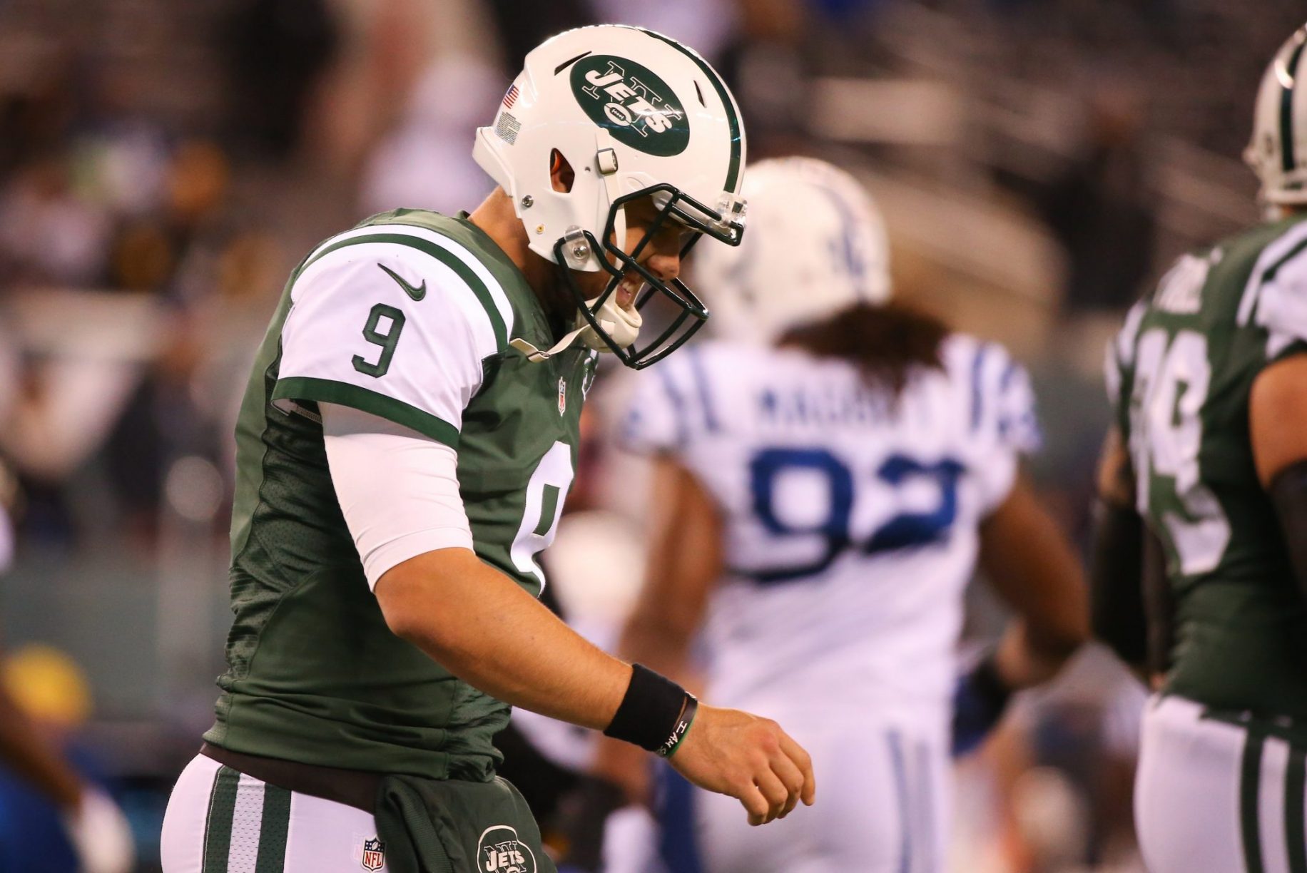 New York Jets' Bryce Petty had a rocky outing 