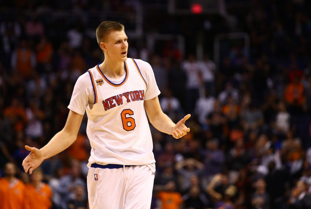 New York Knicks: A closer look at Kristaps Porzingis' rough night against Draymond Green 