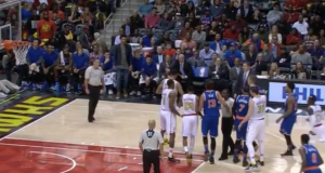 New York Knicks-Atlanta Hawks: Carmelo Anthony ejected in second quarter (Video) 