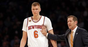 New York Knicks: Jeff Hornacek says unlikely Kristaps Porzingis plays Wednesday 