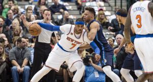 New York Knicks: Another big night from Carmelo Anthony is spoiled in loss to Mavs (Highlights) 