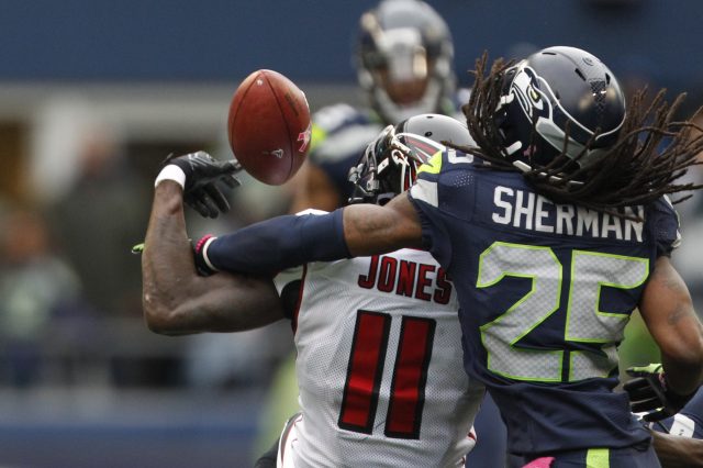 December 22, 2019: Seattle Seahawks cornerback Tre Flowers (21) pumps up  the fans before a game between the Arizona Cardinals and Seattle Seahawks  at CenturyLink Field in Seattle, WA. Sean Brown/(Photo by