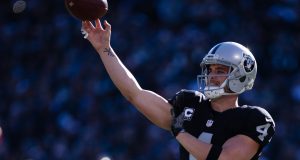 Oakland Raiders quarterback Derek Carr's greatest play comes off the field 