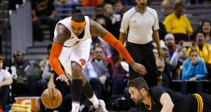 New York Knicks vs. Cleveland Cavaliers: Carmelo Anthony or Kevin Love? 