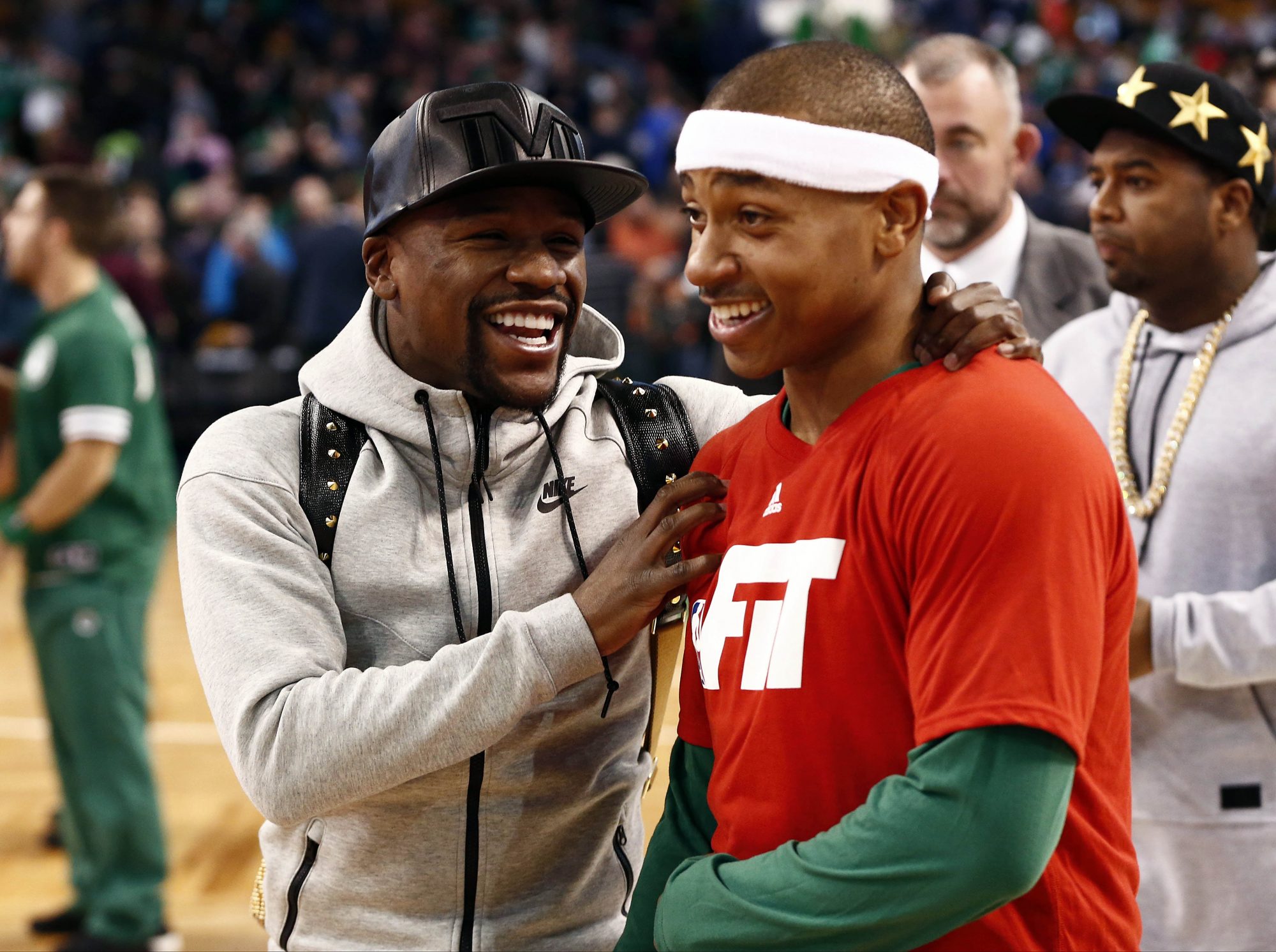 Why wasn't Floyd Mayweather at Adrien Broner's fight Saturday? 