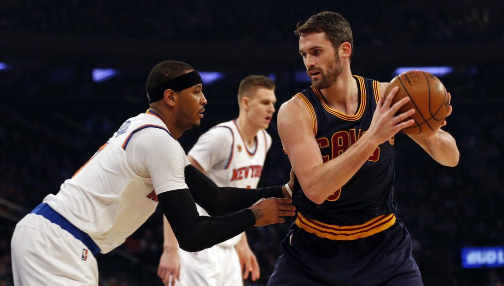 Knicks' continued interest in a Carmelo Anthony-Kevin Love swap shows rebuilding reluctancy 1
