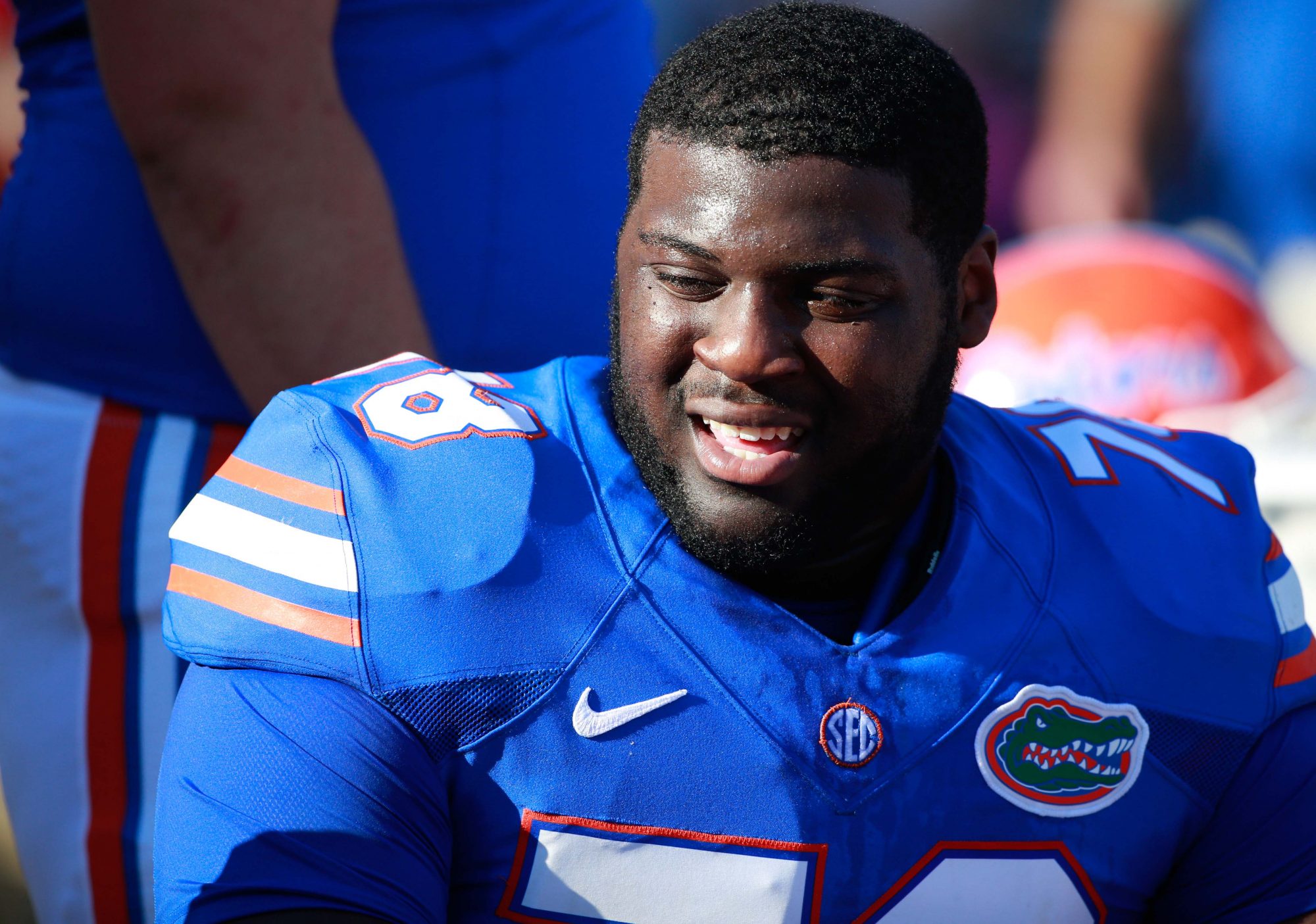 New York Giants expressing interest in Florida offensive line prospect 