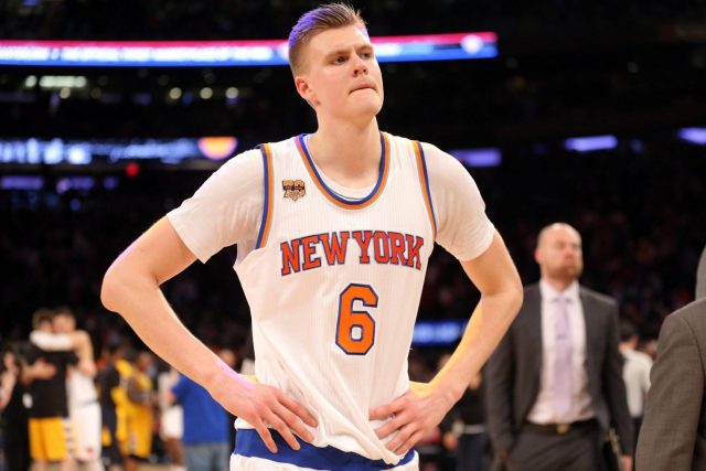 Knicks center Kristaps Porzingis frightens us with demonic smile