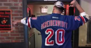 New York Rangers Fan Showcases Stellar Chris Kreider-Carey Price Jersey (Photo) 
