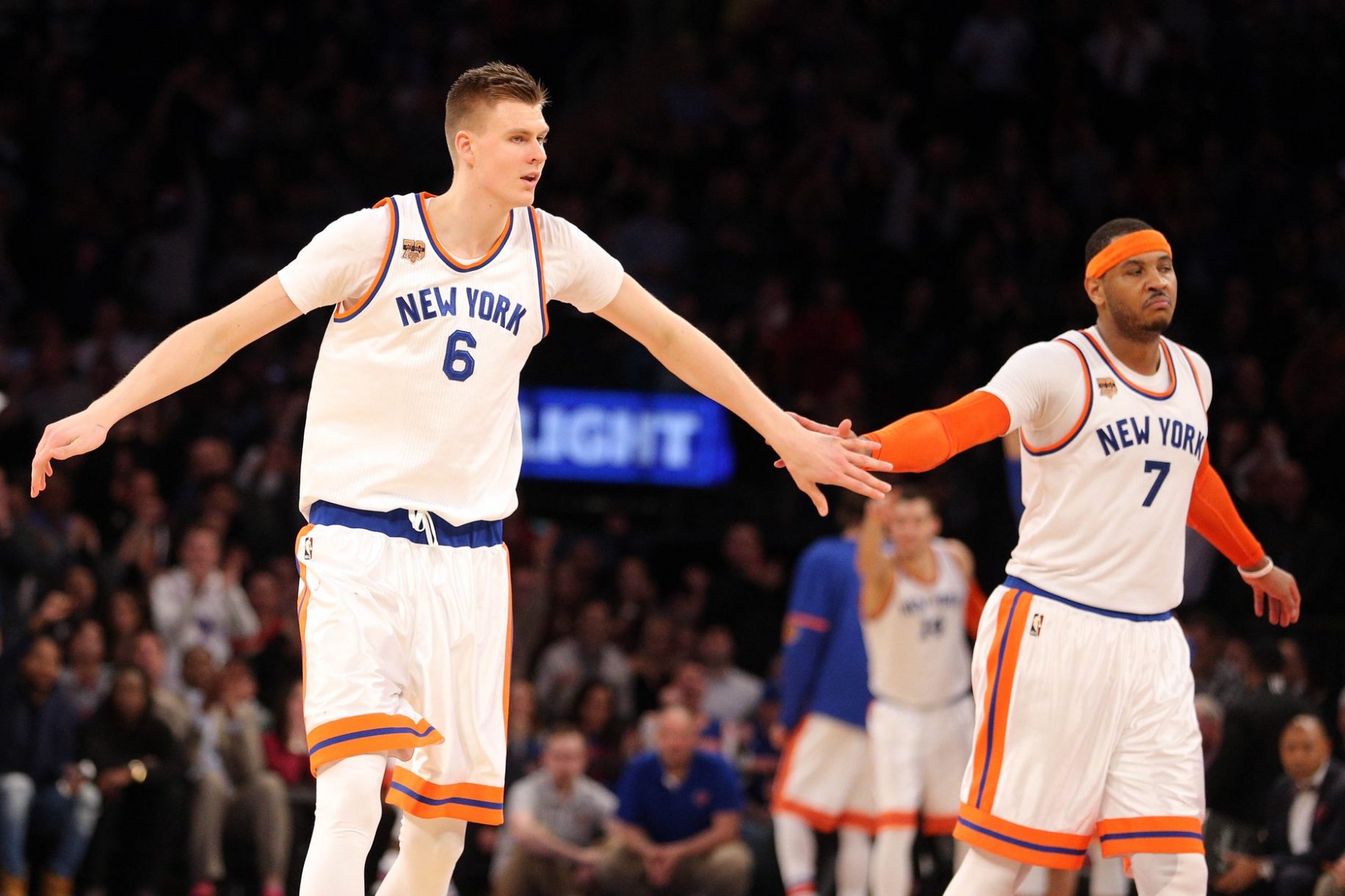 New York Knicks News Mix, 4/18/17: Drama in Melo Split, KP Playing for Latvia 