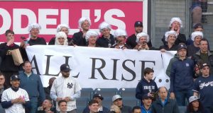 New York Yankees Fans Show Unique Support For Aaron Judge (Photo) 