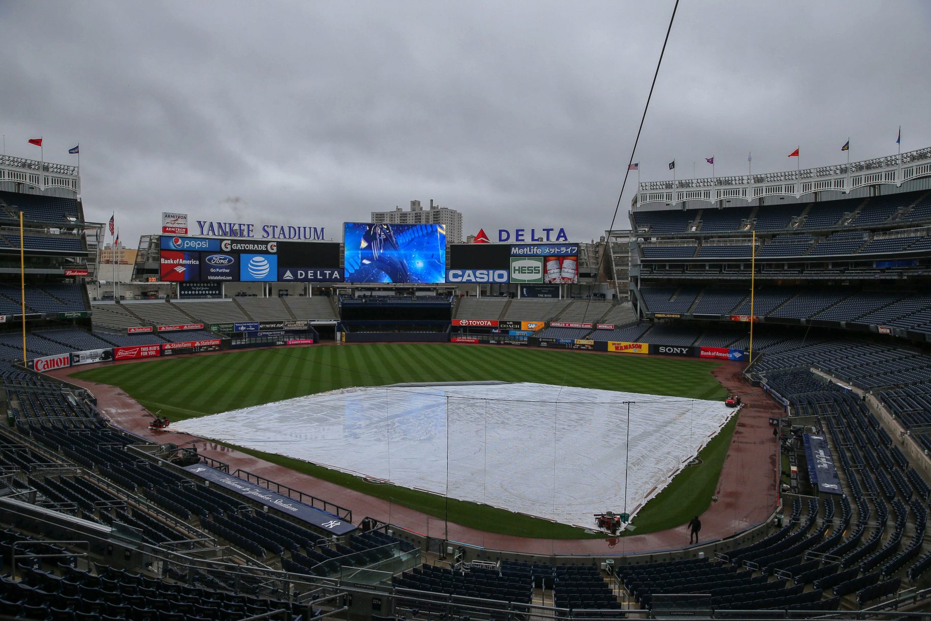 New York Yankees, Kansas City Royals Postponed Due To Rain 