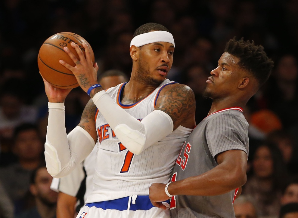 The Jimmy Butler to the Celtics Rumor Is an Indictment Against Carmelo Anthony 