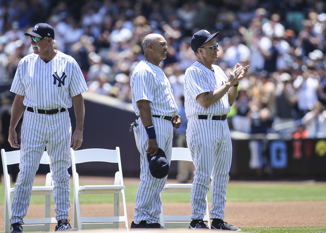 New York Yankees Celebrate Past Legends At 70th Annual Old-Timers' Day 