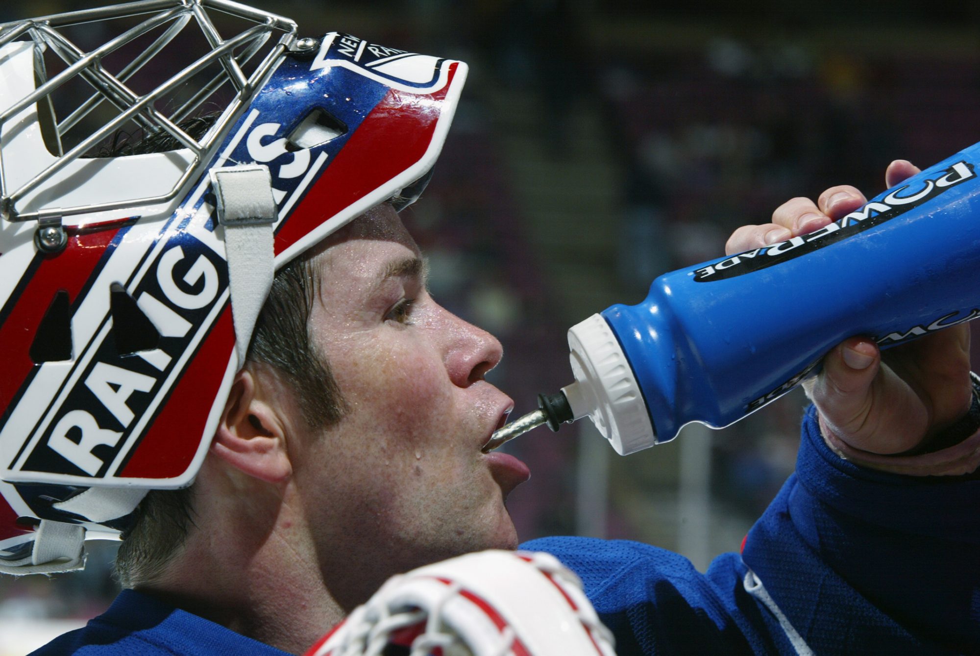 Today in NYR HISTORY March 15,1989: The Rangers retire goaltender Eddie  Giacomin's No. 1 jersey to the rafters at Madison Square Garden.