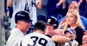 New York Yankees' Aaron Judge Chips his Tooth During Gardy Party (Video) 