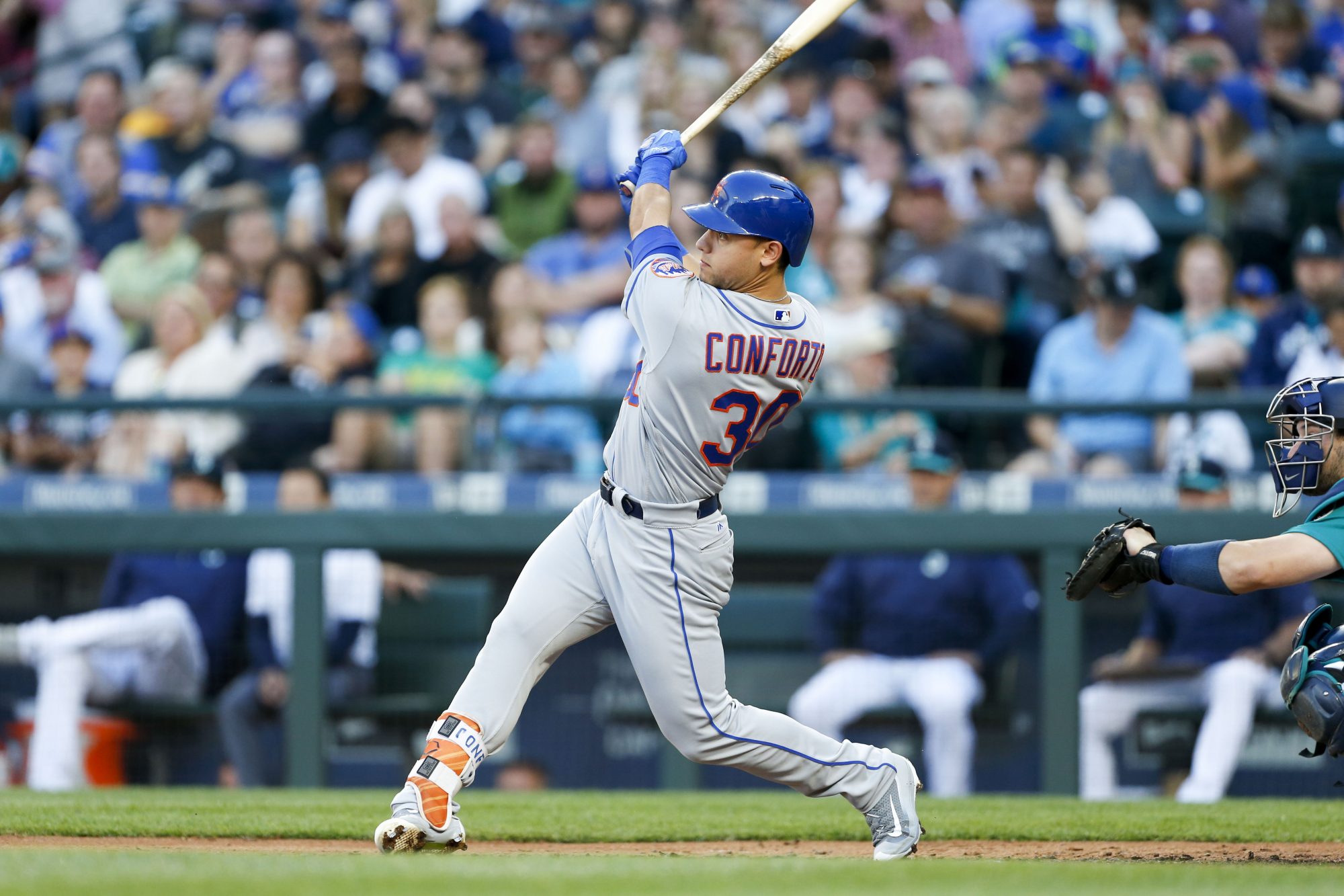 Michael Conforto and Jay Bruce’s Power Surges Continue in 7-5 Win Over Seattle 