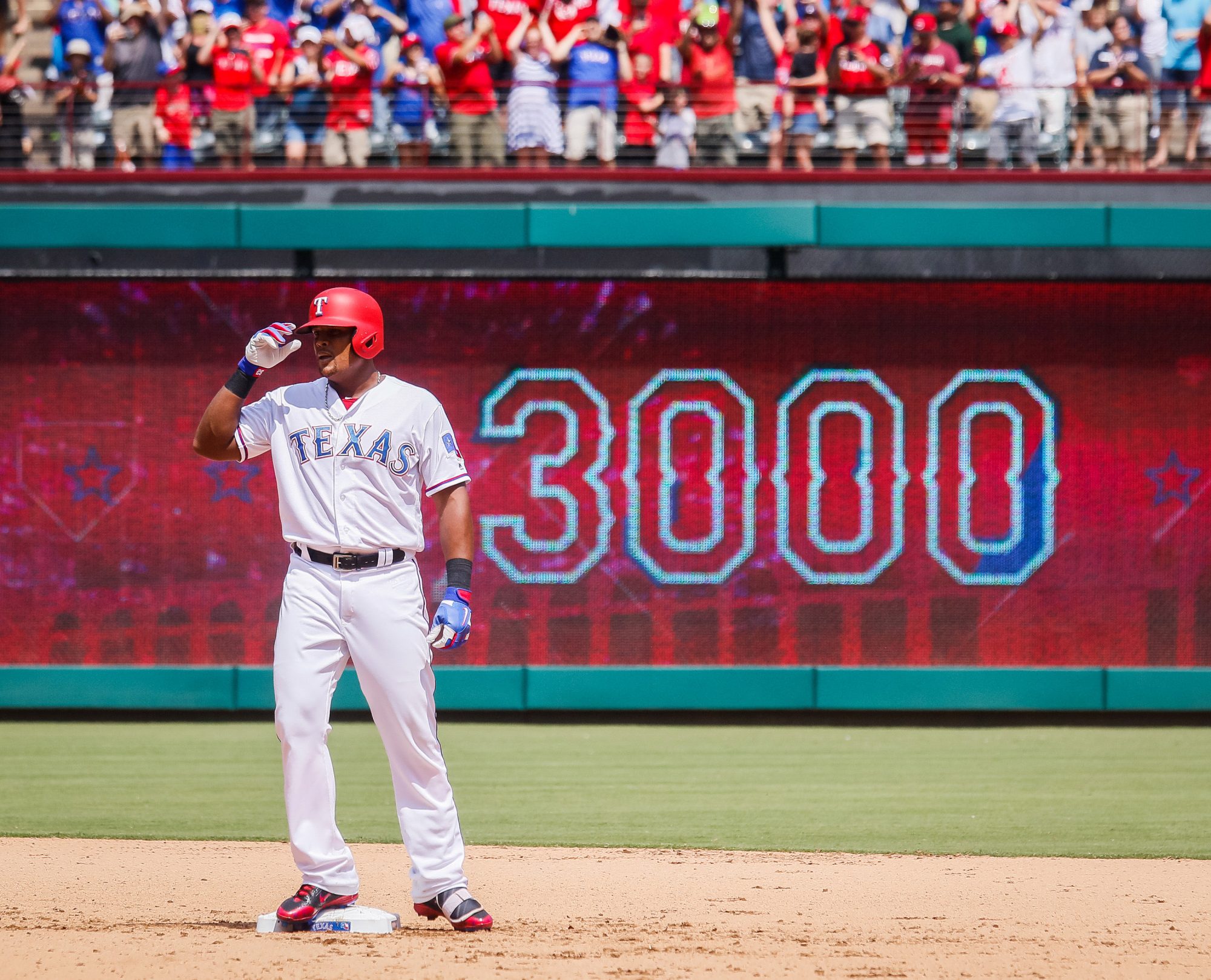 Adrian Beltre Records 3,000th Hit (Video) 
