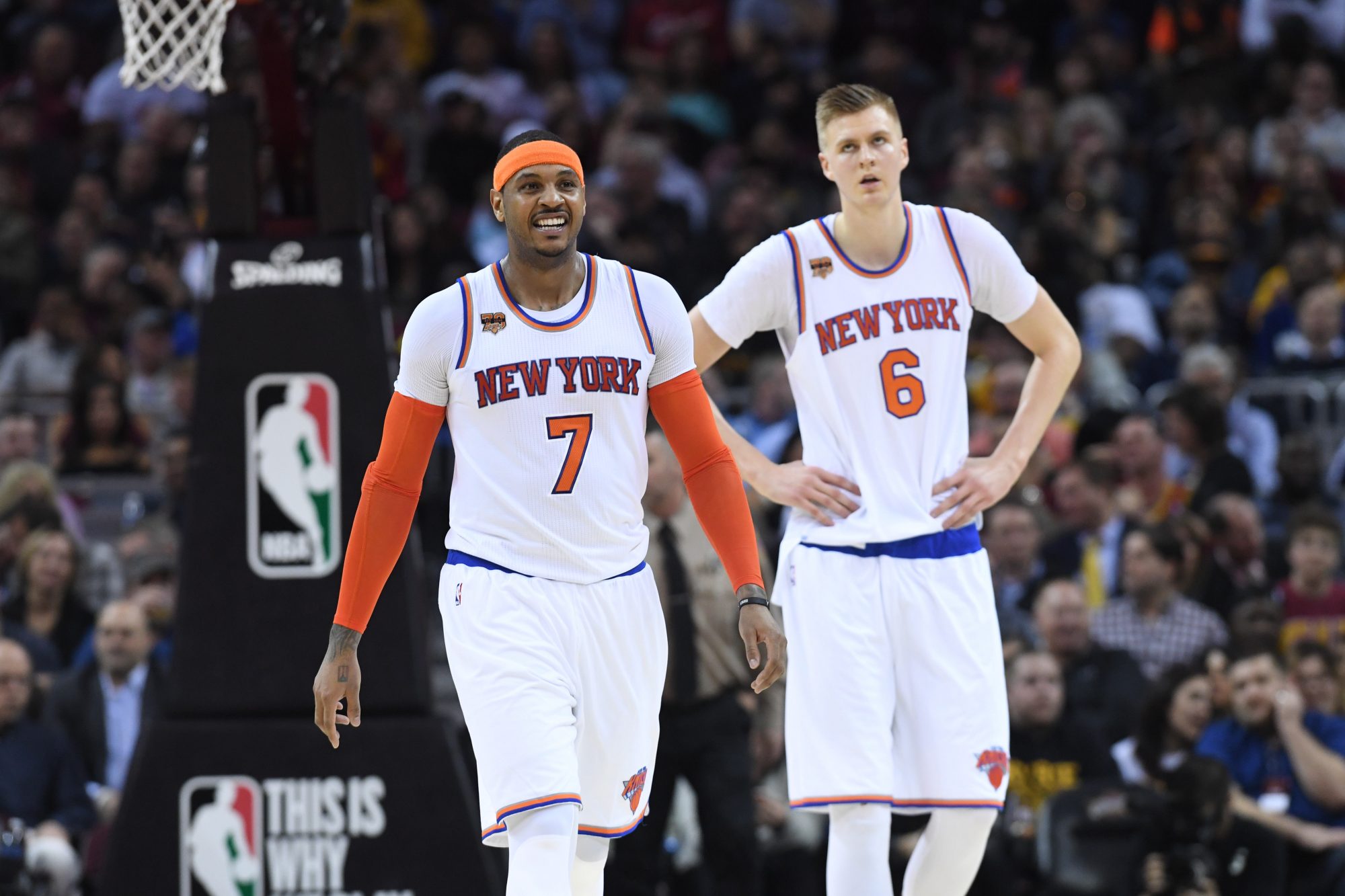 Melo and Porzingis Among Top 15 Most Popular NBA Jerseys