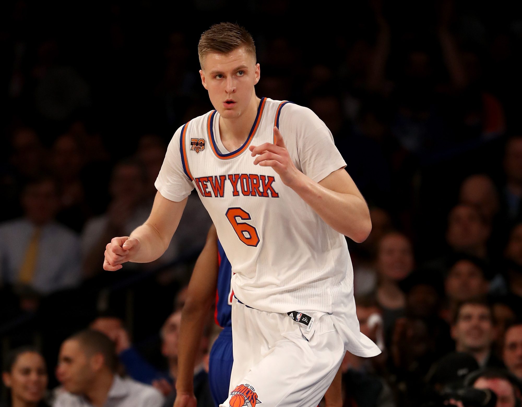 Shot Blocked! Kristaps Porzingis Continues Failed Pursuit of Croatian Model 