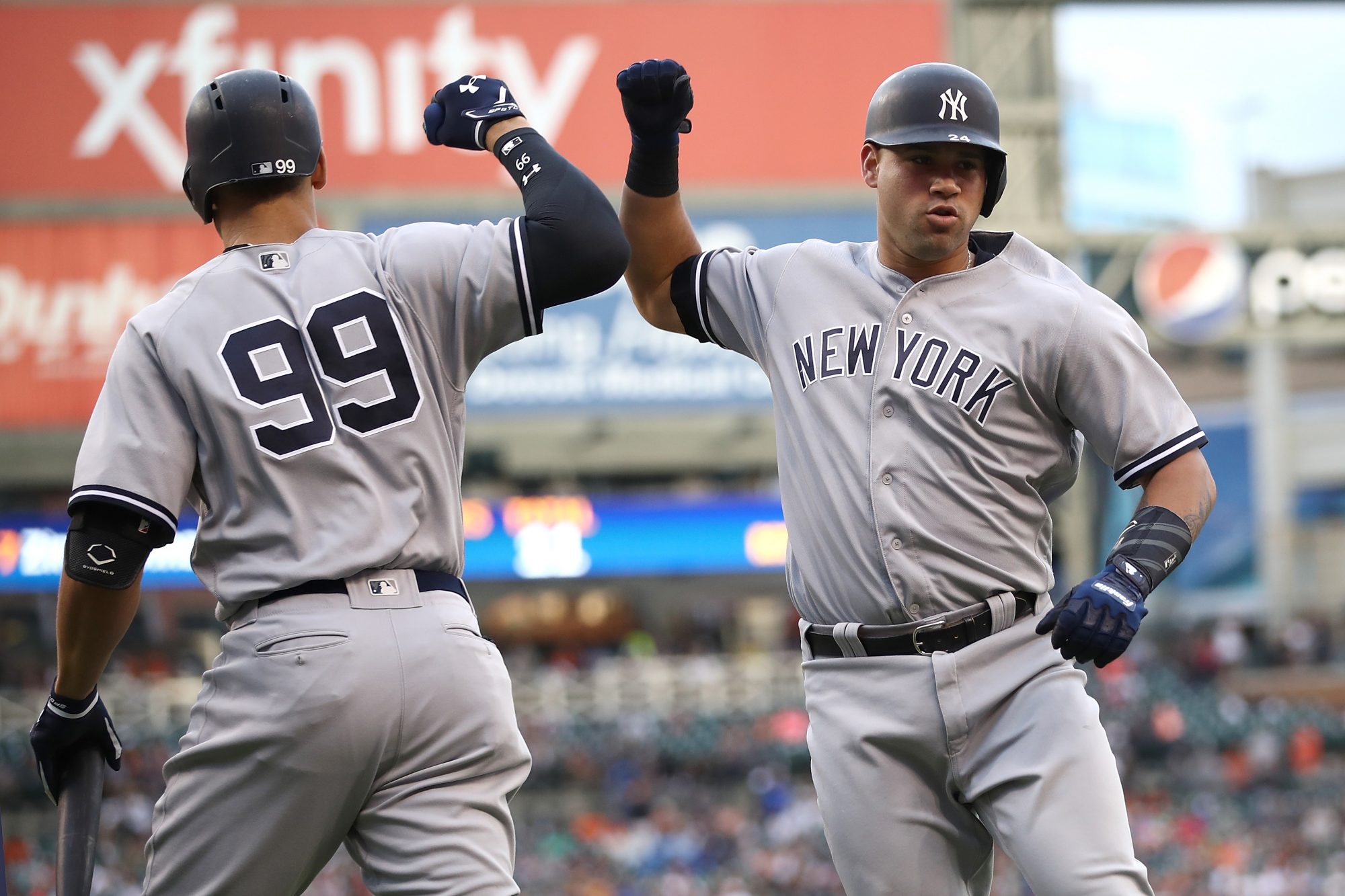 Photos: Yankees and Tigers afternoon brawl in Detroit