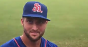 New York Mets: Tim Tebow Touchingly Shouts Out Fan (Video) 