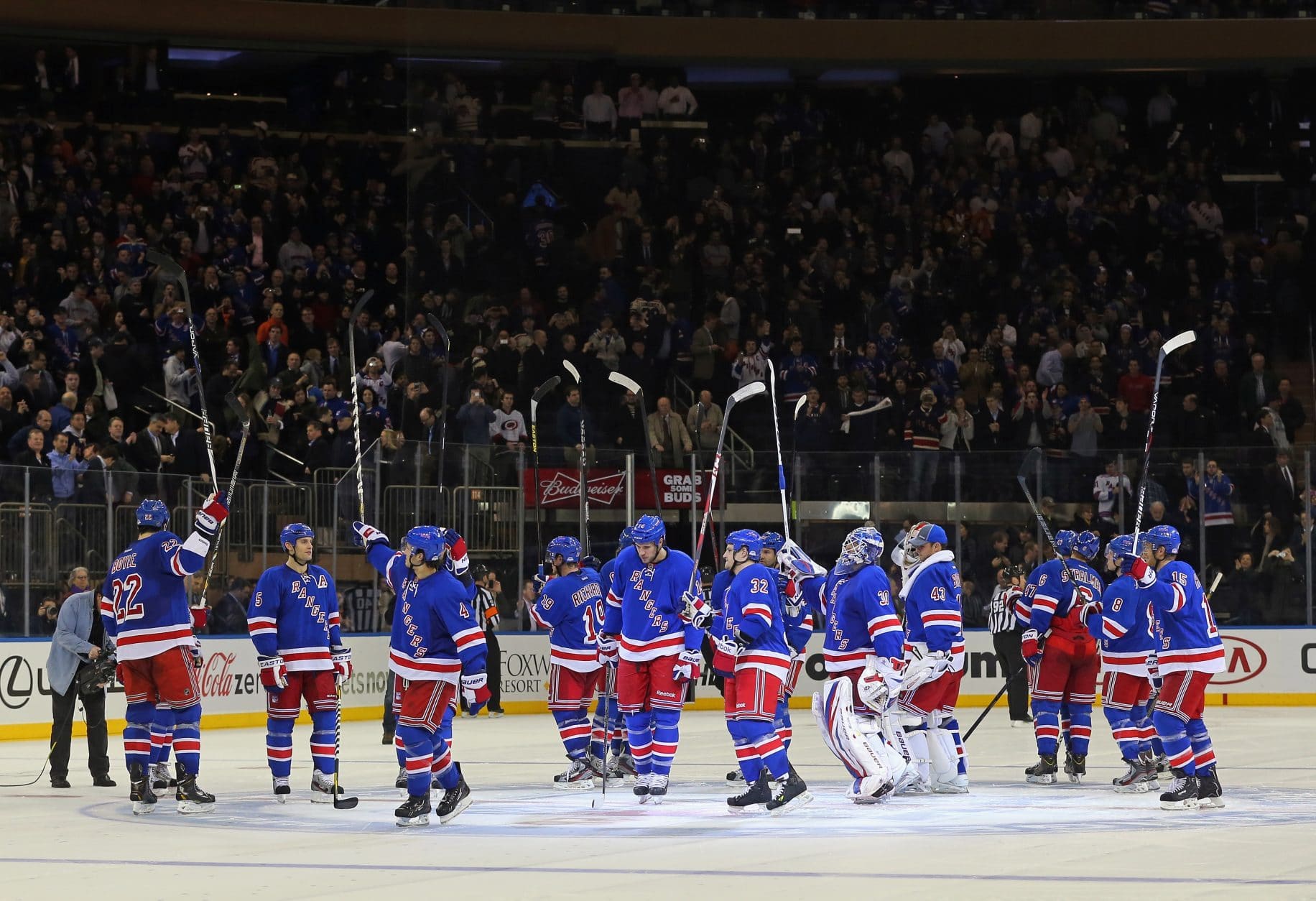 New York Rangers Hold Off the Arizona Coyotes to Win Home Opener