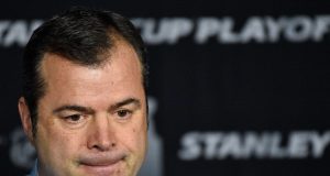 A disappointed Alain Vigneault