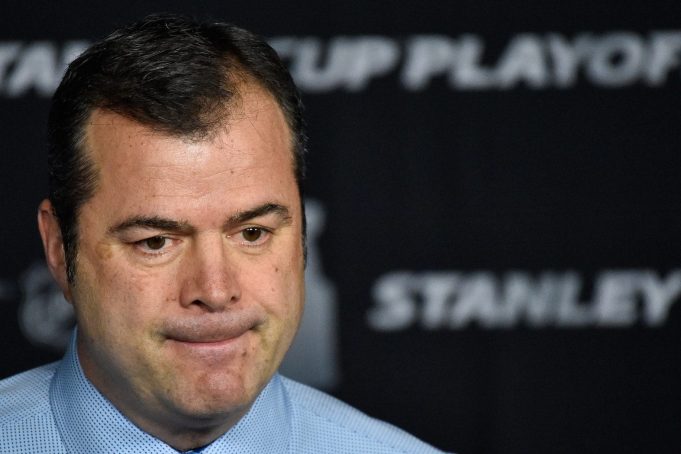 A disappointed Alain Vigneault