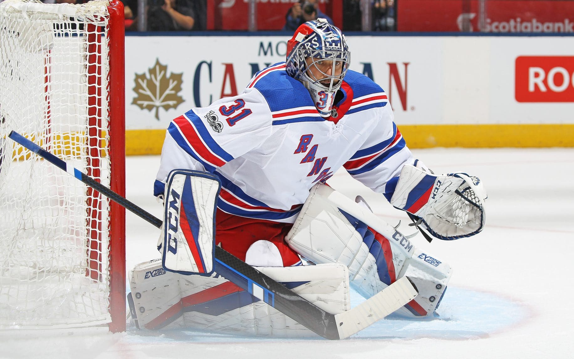 He's back: Henrik Lundqvist dressing as backup for Rangers tonight