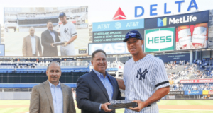 New York Yankees Gift Aaron Judge With Crystal Gavel (Photo) 