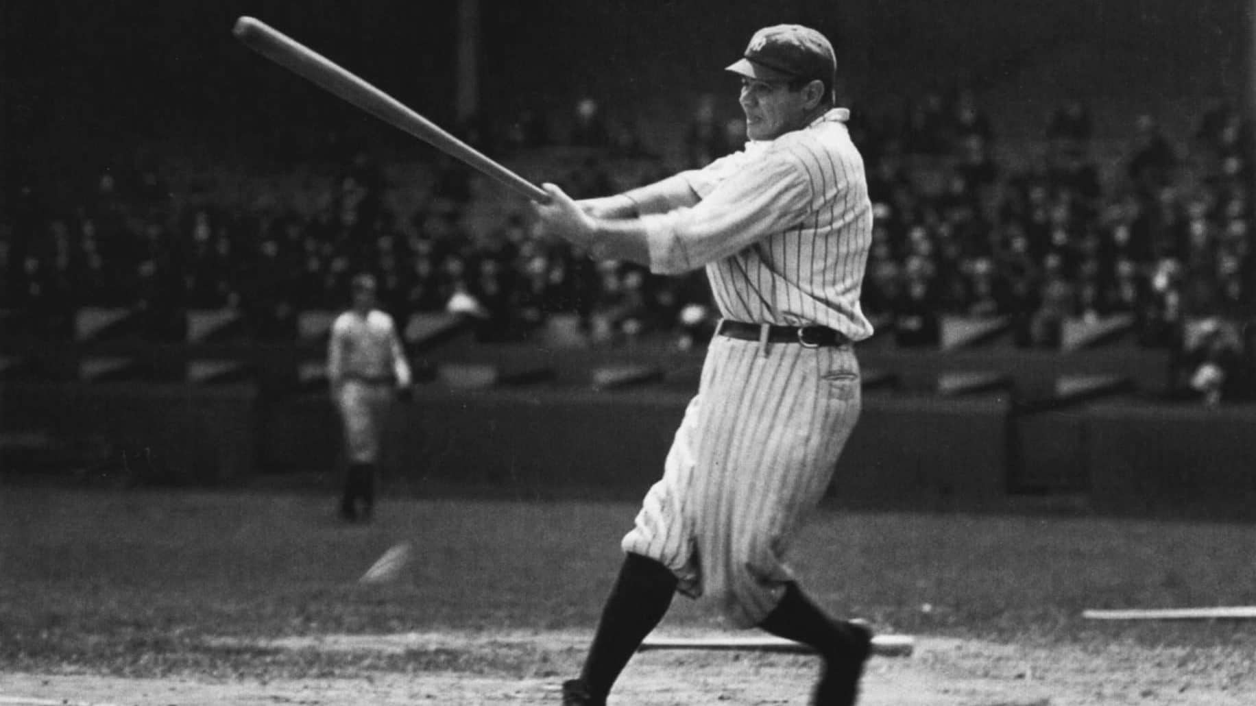 Babe Ruth with the NY Yankees