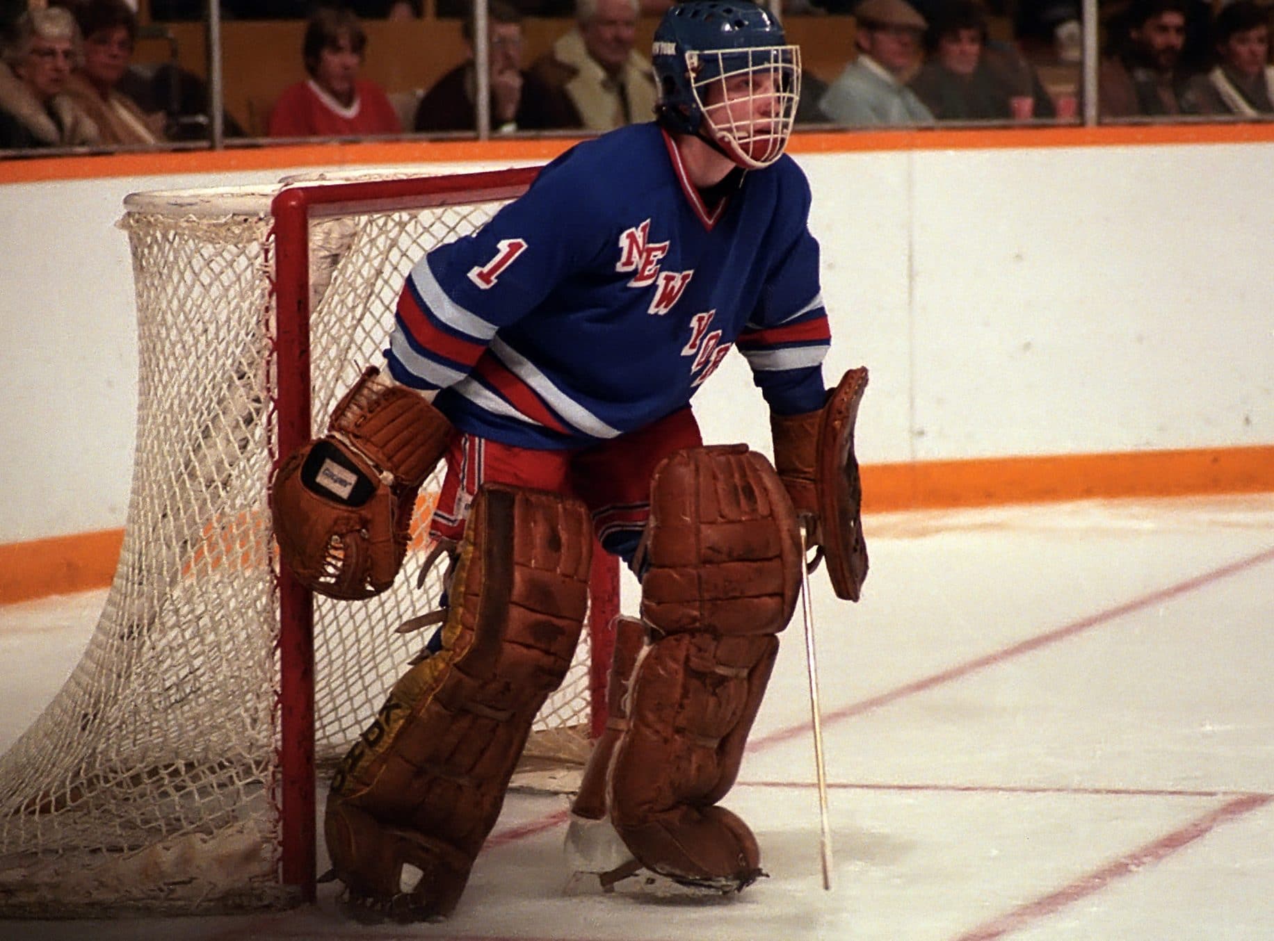 Glen Hanlon - NY Rangers  Hockey goalie, New york rangers