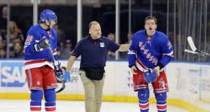 New York Rangers Report, 11/14/17: Jimmy Vesey's Lip, Brendan Smith Out Again 