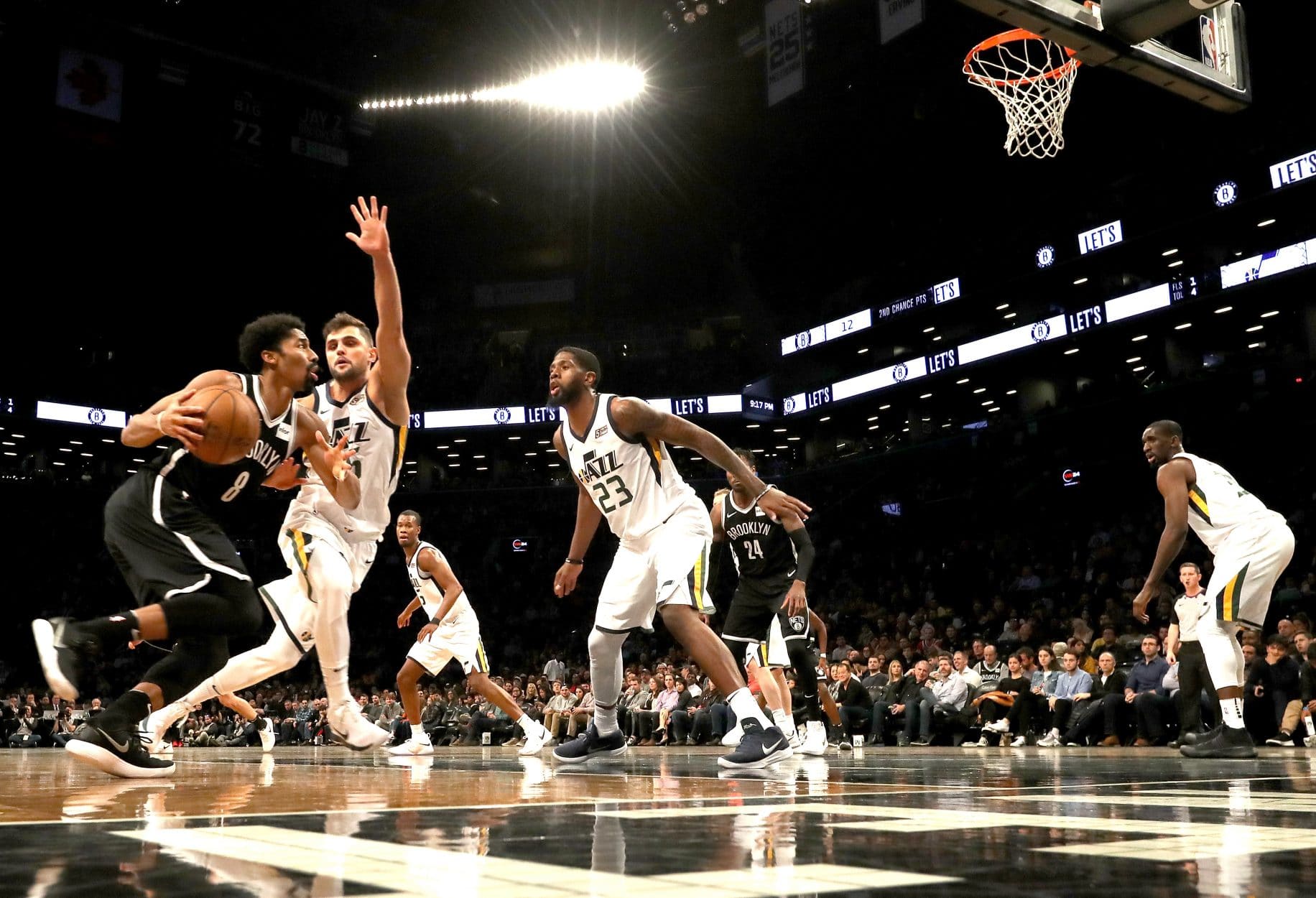 Dinwiddie's career game helps Nets over Jazz, 118-107 (Highlights) 