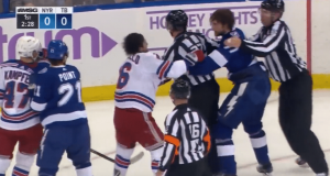 David vs. Goliath: Mats Zuccarello Squares Up Against Victor Hedman (Video) 