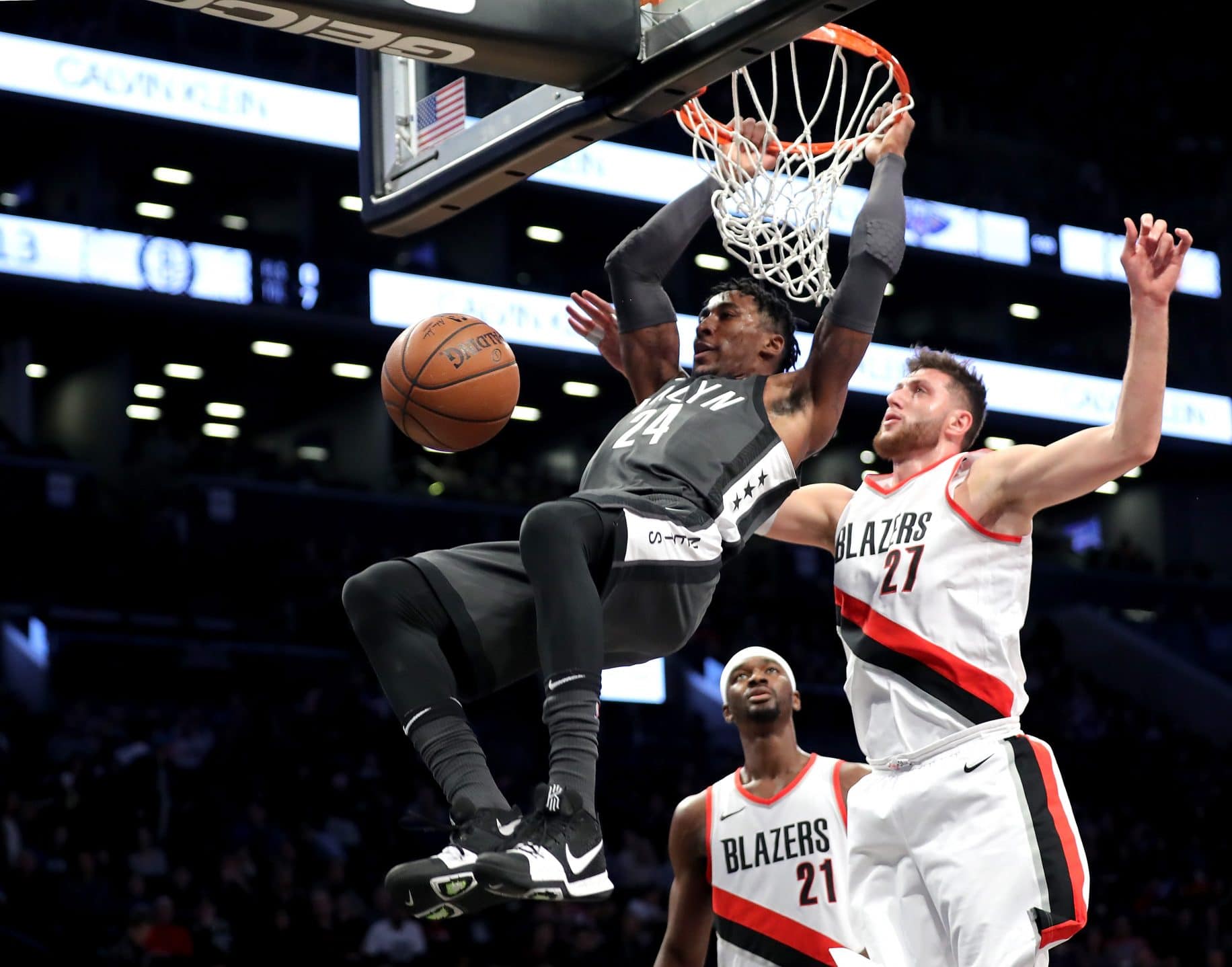 Rondae Hollis-Jefferson is taking over for the Brooklyn Nets