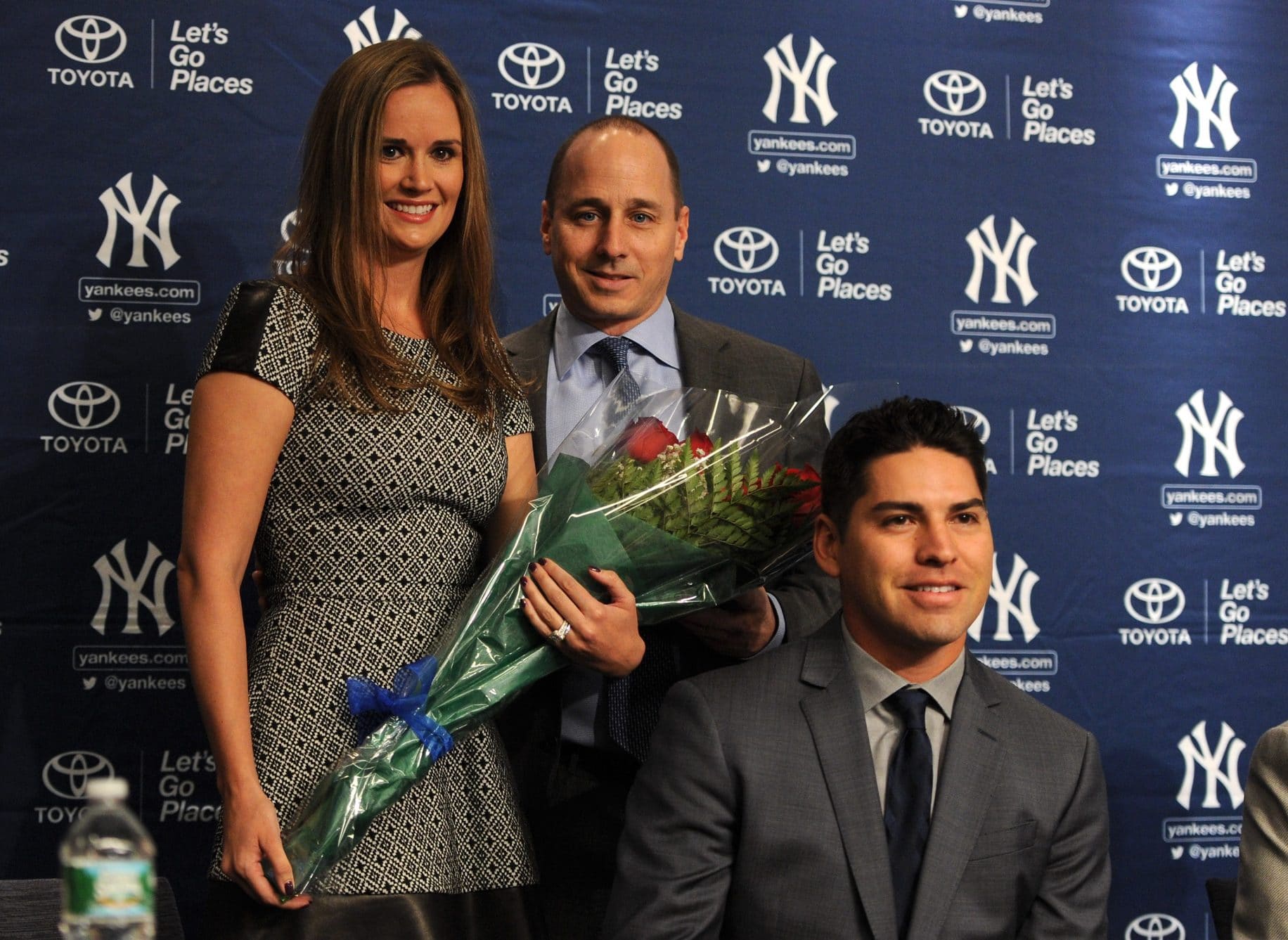 In happier days (2013), the Yankees introduce Jacoby Ellsbury