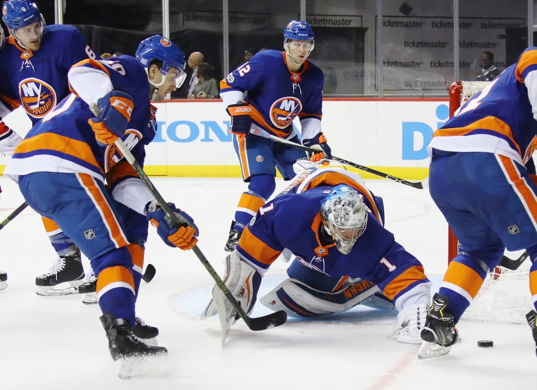 Thomas Greiss, New York Islanders, Barclays Center, NHL