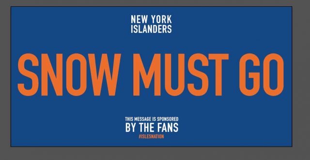 Snow Must Go, Garth Snow, New York Islanders