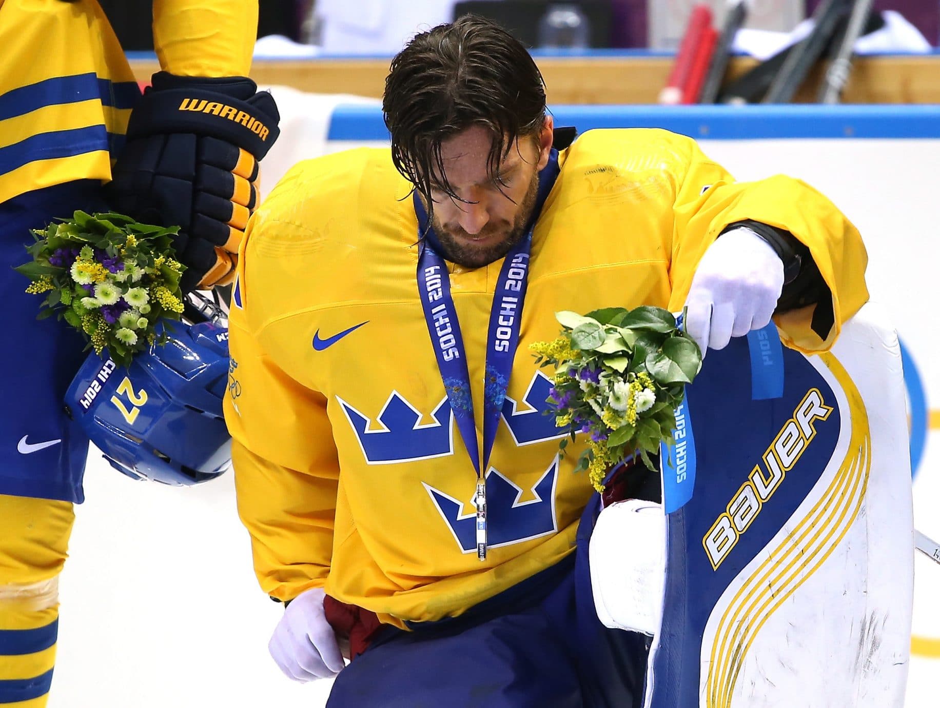 Henrik Lundqvist and Joel Lundqvist, twin brothers, different