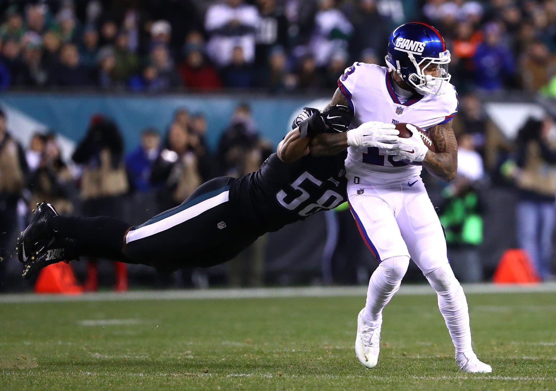 Odell Beckham Jr.'s late touchdown catch lifts Giants over Ravens