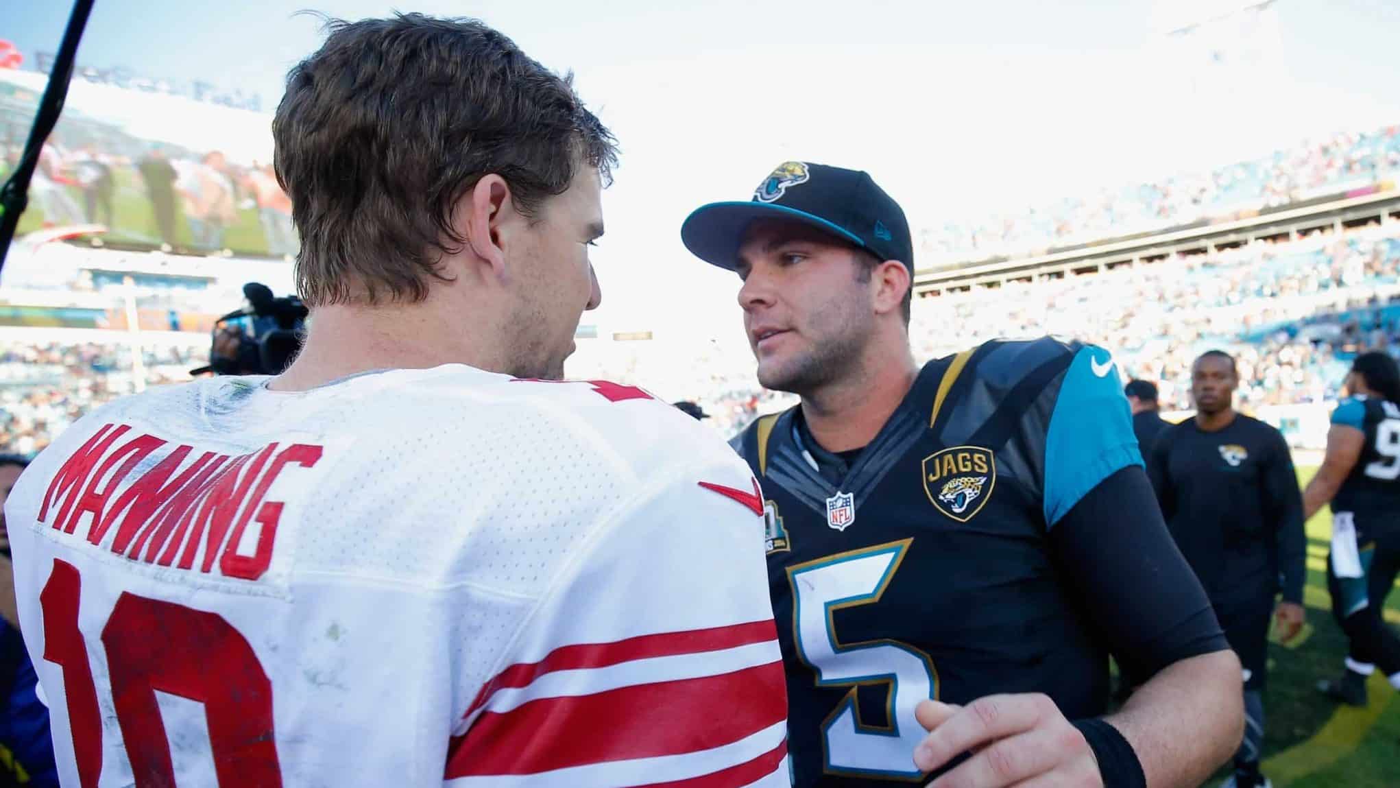 Eli Manning Blake Bortles