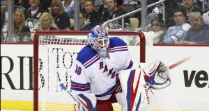 New York Rangers Lundqvist back on the ice
