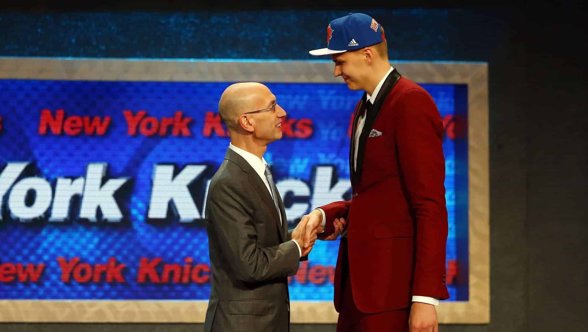 New York Knicks Kristaps Porzingis NBA Draft