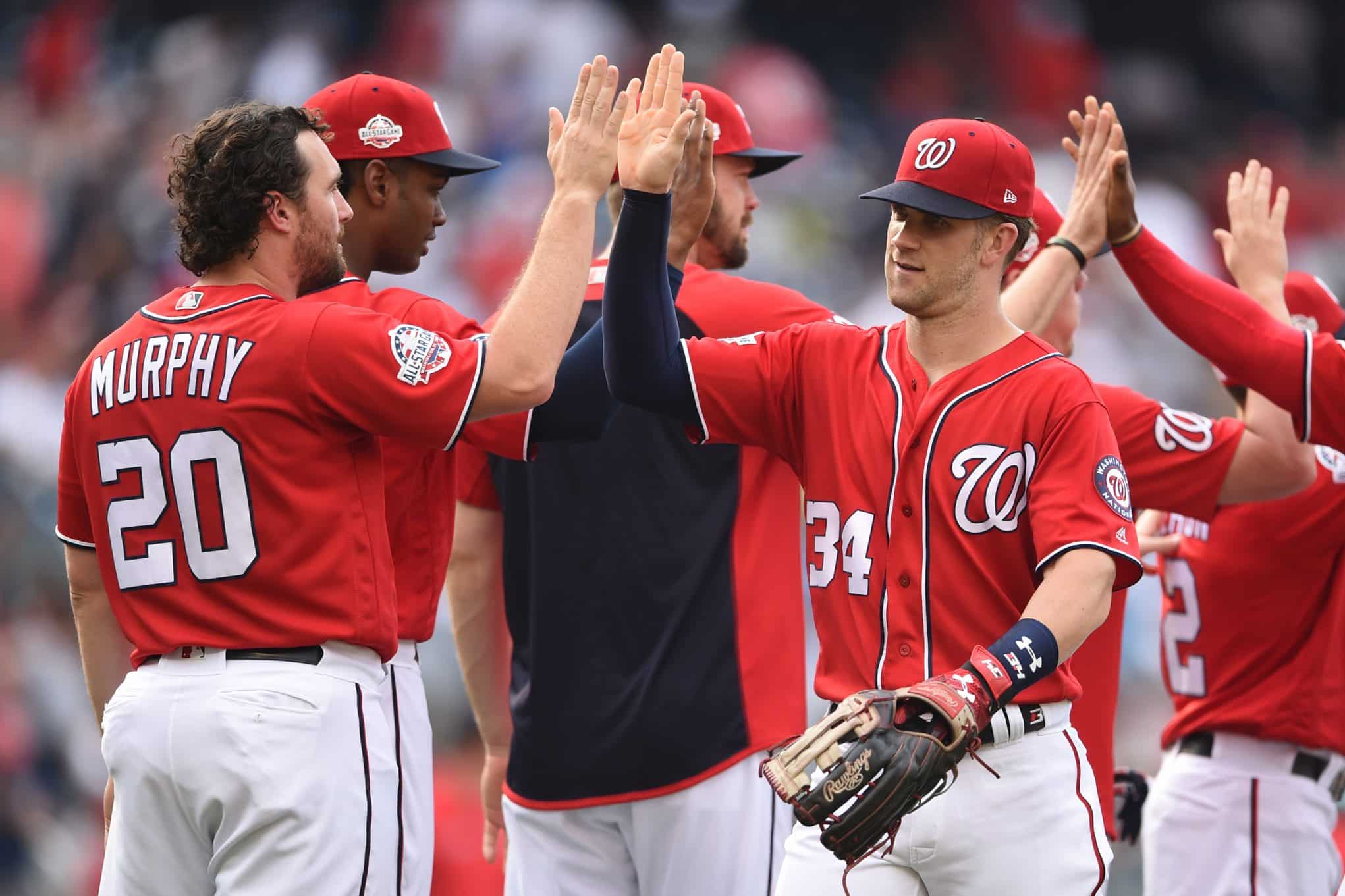 Bryce Harper shaved before Monday's game