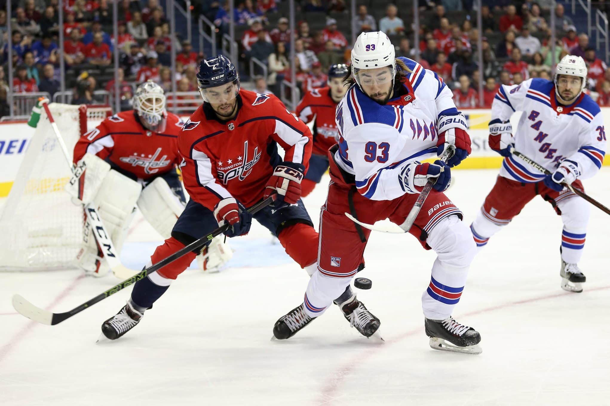 Rangers fall to capitals