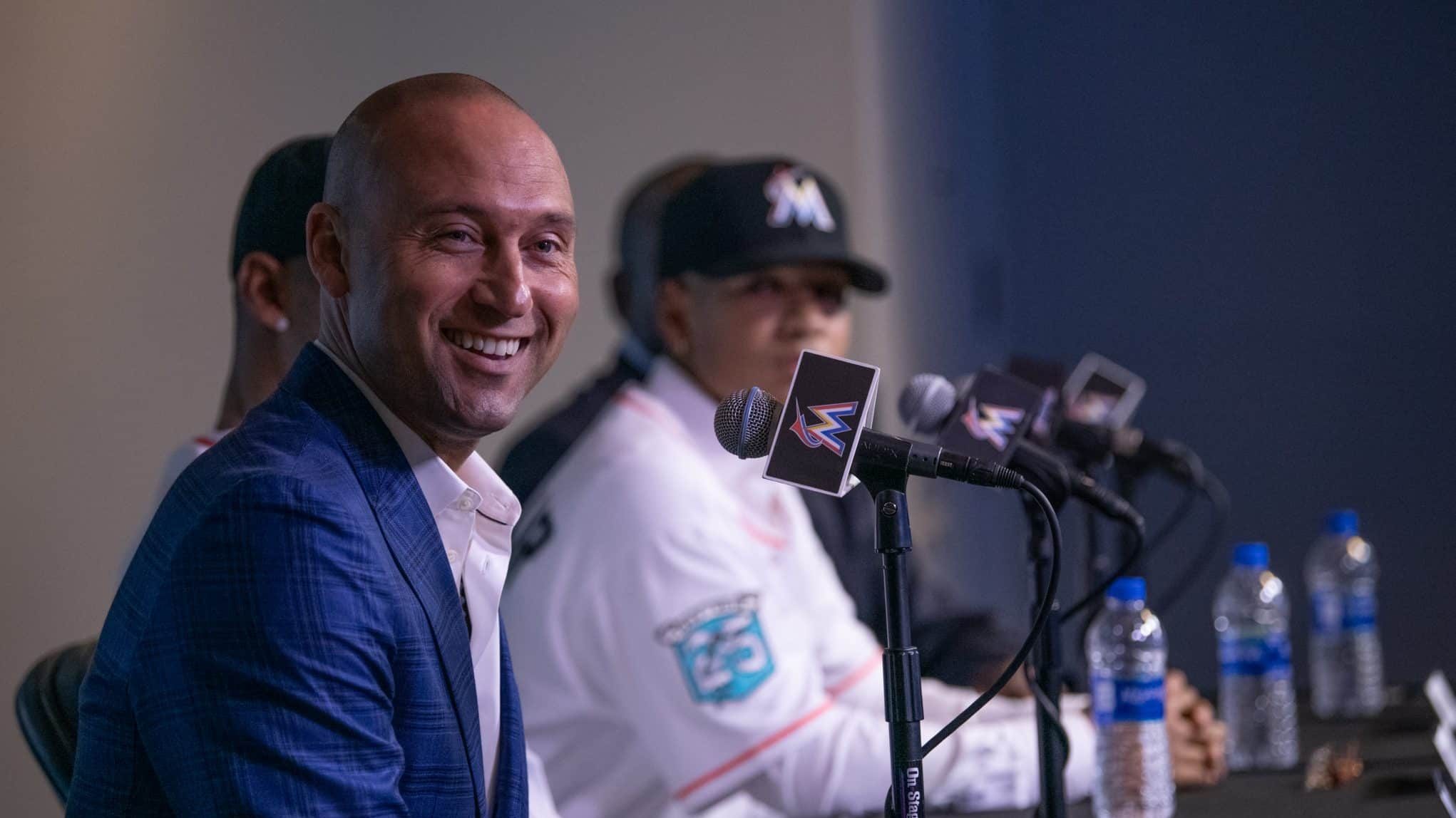 New colors and logo for Derek Jeter's Marlins