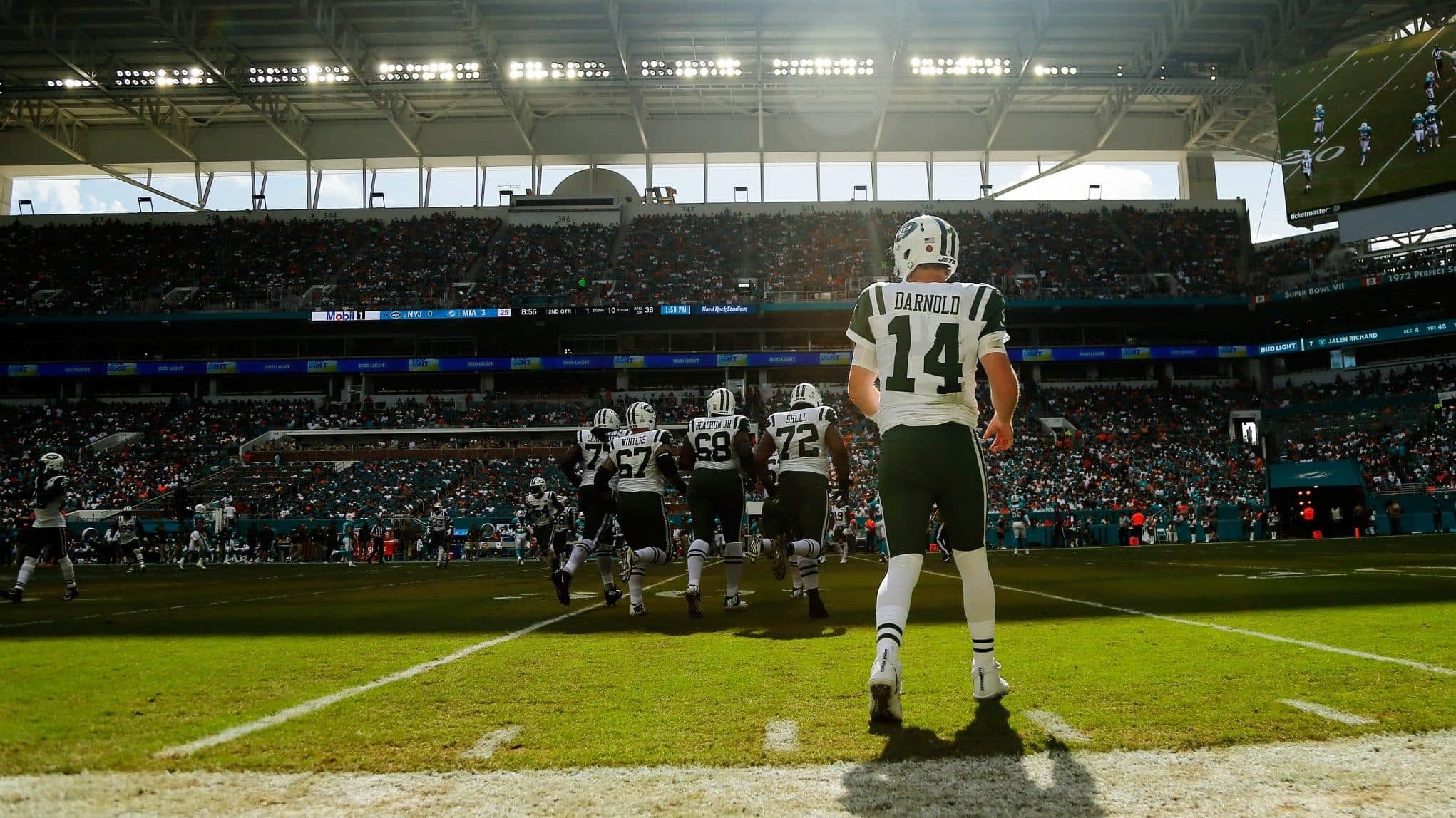 Sam Darnold, New York Jets fall in miserable fashion to the Miami